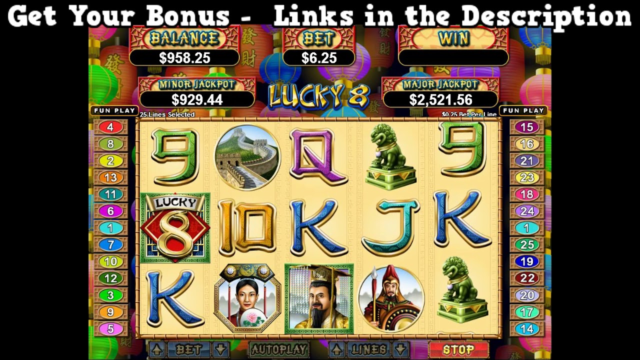 Lucky 8 Slot Machine - Play The Latest Online Slots - Grab Huge Bonuses